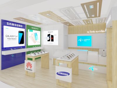ออกแบบร้าน dtac partner โลตัส อ.บึงสามพัน จ. เพชรบูรณ์